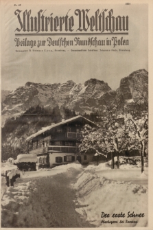 Illustrierte Weltschau : Beilage zur Deutschen Rundschau in Polen. 1934, Nr. 45 ([11 November])