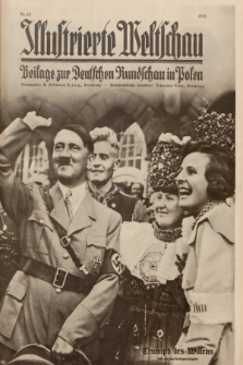 Illustrierte Weltschau : Beilage zur Deutschen Rundschau in Polen. 1935, nr 14 (7 April)