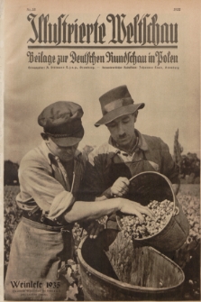 Illustrierte Weltschau : Beilage zur Deutschen Rundschau in Polen. 1935, nr 38 (22 September)