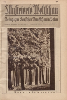 Illustrierte Weltschau : Beilage zur Deutschen Rundschau in Polen. 1929, Nr. 3 ([22 Januar])