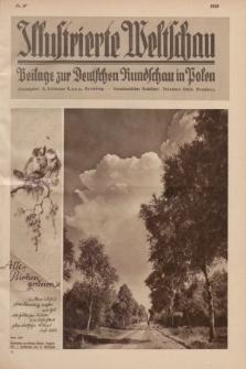 Illustrierte Weltschau : Beilage zur Deutschen Rundschau in Polen. 1929, Nr. 20 ([19 Mai])