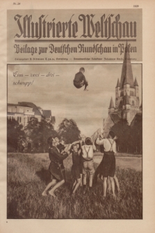Illustrierte Weltschau : Beilage zur Deutschen Rundschau in Polen. 1929, Nr. 24 ([18 Juni])