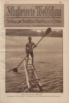 Illustrierte Weltschau : Beilage zur Deutschen Rundschau in Polen. 1929, Nr. 26 ([2 Juli])