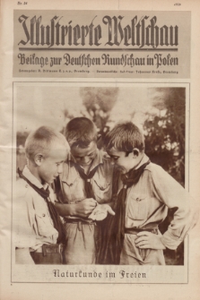 Illustrierte Weltschau : Beilage zur Deutschen Rundschau in Polen. 1929, Nr. 34 ([27 August])