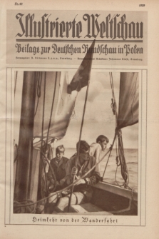 Illustrierte Weltschau : Beilage zur Deutschen Rundschau in Polen. 1929, Nr. 40 ([8 Oktober])