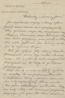 Listy do Karola Langiego i jego syna Tadeusza z lat 1861-1901