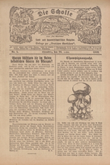 Die Scholle : früher „Der Ostmärker” : land- und hauswirtschaftlicher Ratgeber : Beilage zur „Deutschen Rundschau”. 1922, Nr. 5 (26 März)