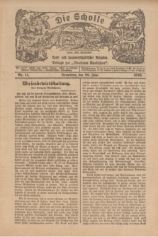 Die Scholle : früher „Der Ostmärker” : land- und hauswirtschaftlicher Ratgeber : Beilage zur „Deutschen Rundschau”. 1922, Nr. 11 (18 Juni)