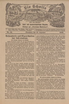 Die Scholle : früher „Der Ostmärker” : land- und hauswirtschaftlicher Ratgeber : Beilage zur „Deutschen Rundschau”. 1922, Nr. 24 (17 Dezember)