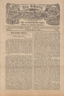 Die Scholle : früher „Der Ostmärker” : land- und hauswirtschaftlicher Ratgeber : Beilage zur „Deutschen Rundschau”. 1925, Nr. 12 (14 Juni)
