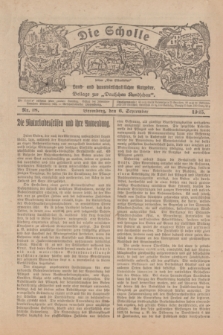 Die Scholle : früher „Der Ostmärker” : land- und hauswirtschaftlicher Ratgeber : Beilage zur „Deutschen Rundschau”. 1925, Nr. 18 (6 September)