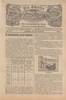 Die Scholle : früher „Der Ostmärker” : land- und hauswirtschaftlicher Ratgeber : Beilage zur „Deutschen Rundschau”. 1925, Nr. 19 (20 September)