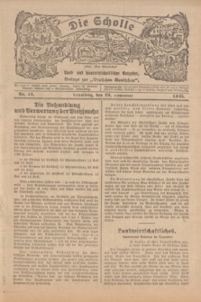 Die Scholle : früher „Der Ostmärker” : land- und hauswirtschaftlicher Ratgeber : Beilage zur „Deutschen Rundschau”. 1925, Nr. 24 (29 November)