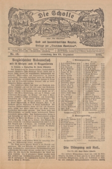 Die Scholle : früher „Der Ostmärker” : land- und hauswirtschaftlicher Ratgeber : Beilage zur „Deutschen Rundschau”. 1925, Nr. 26 (25 Dezember)