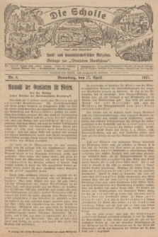 Die Scholle : früher „Der Ostmärker” : land- und hauswirtschaftlicher Ratgeber : Beilage zur „Deutschen Rundschau”. 1927, Nr. 8 (17 April)