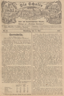 Die Scholle : früher „Der Ostmärker” : land- und hauswirtschaftlicher Ratgeber : Beilage zur „Deutschen Rundschau”. 1927, Nr. 10 (15 Mai)