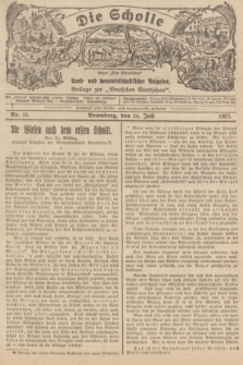 Die Scholle : früher „Der Ostmärker” : land- und hauswirtschaftlicher Ratgeber : Beilage zur „Deutschen Rundschau”. 1927, Nr. 15 (24 Juli)