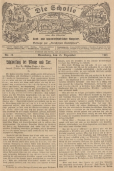 Die Scholle : früher „Der Ostmärker” : land- und hauswirtschaftlicher Ratgeber : Beilage zur „Deutschen Rundschau”. 1927, Nr. 26 (25 Dezember)