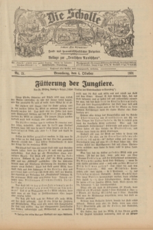 Die Scholle : früher „Der Ostmärker” : land- und hauswirtschaftlicher Ratgeber : Beilage zur „Deutschen Rundschau”. 1931, Nr. 21 (4 Oktober)