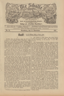 Die Scholle : früher „Der Ostmärker” : land- und hauswirtschaftlicher Ratgeber : Beilage zur „Deutschen Rundschau”. 1931, Nr. 24 (15 November)