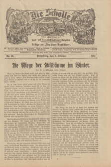 Die Scholle : früher „Der Ostmärker” : land- und hauswirtschaftlicher Ratgeber : Beilage zur „Deutschen Rundschau”. 1932, Nr. 20 (2 Oktober)