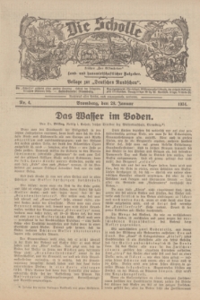 Die Scholle : früher „Der Ostmärker” : land- und hauswirtschaftlicher Ratgeber : Beilage zur „Deutschen Rundschau”. 1934, Nr. 4 (28 Januar)