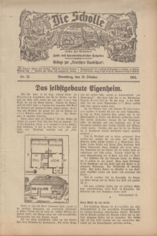 Die Scholle : früher „Der Ostmärker” : land- und hauswirtschaftlicher Ratgeber : Beilage zur „Deutschen Rundschau”. 1934, Nr. 43 (28 Oktober)