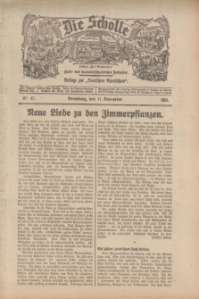 Die Scholle : früher „Der Ostmärker” : land- und hauswirtschaftlicher Ratgeber : Beilage zur „Deutschen Rundschau”. 1934, Nr. 45 (11 November)