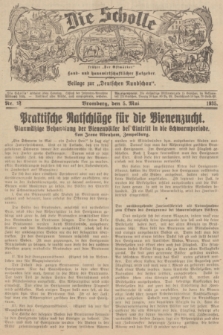 Die Scholle : früher „Der Ostmärker” : land- und hauswirtschaftlicher Ratgeber : Beilage zur „Deutschen Rundschau”. 1935, Nr. 18 (5 Mai)