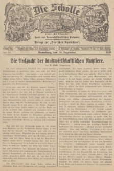 Die Scholle : früher „Der Ostmärker” : land- und hauswirtschaftlicher Ratgeber : Beilage zur „Deutschen Rundschau”. 1935, Nr. 51 (29 Dezember)