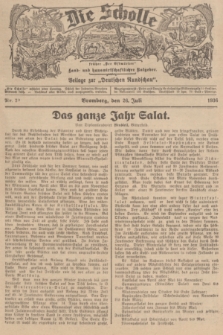 Die Scholle : früher „Der Ostmärker” : land- und hauswirtschaftlicher Ratgeber : Beilage zur „Deutschen Rundschau”. 1936, Nr. 29 (26 Juli)
