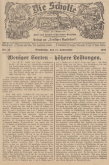 Die Scholle : früher „Der Ostmärker” : land- und hauswirtschaftlicher Ratgeber : Beilage zur „Deutschen Rundschau”. 1936, Nr. 38 (27 September)