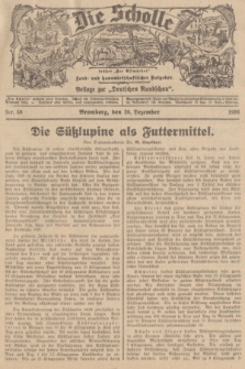 Die Scholle : früher „Der Ostmärker” : land- und hauswirtschaftlicher Ratgeber : Beilage zur „Deutschen Rundschau”. 1936, Nr. 50 (20 Dezember)