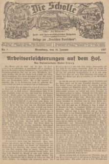 Die Scholle : früher „Der Ostmärker” : land- und hauswirtschaftlicher Ratgeber : Beilage zur „Deutschen Rundschau”. 1937, Nr. 2 (10 Januar)