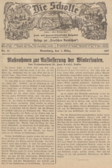 Die Scholle : früher „Der Ostmärker” : land- und hauswirtschaftlicher Ratgeber : Beilage zur „Deutschen Rundschau”. 1937, Nr. 10 (7 März)