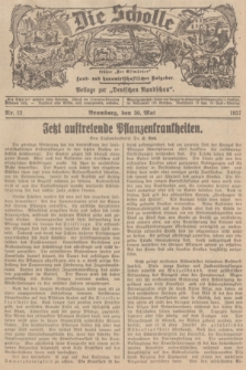 Die Scholle : früher „Der Ostmärker” : land- und hauswirtschaftlicher Ratgeber : Beilage zur „Deutschen Rundschau”. 1937, Nr. 22 (30 Mai)