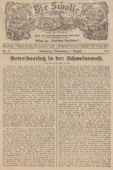 Die Scholle : früher „Der Ostmärker” : land- und hauswirtschaftlicher Ratgeber : Beilage zur „Deutschen Rundschau”. 1937, Nr. 31 (1 August)