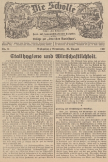 Die Scholle : früher „Der Ostmärker” : land- und hauswirtschaftlicher Ratgeber : Beilage zur „Deutschen Rundschau”. 1937, Nr. 35 (29 August)