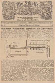 Die Scholle : früher „Der Ostmärker” : land- und hauswirtschaftlicher Ratgeber : Beilage zur „Deutschen Rundschau”. 1937, Nr. 40 (3 Oktober)