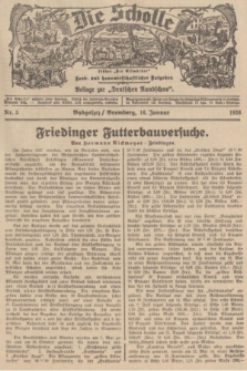 Die Scholle : früher „Der Ostmärker” : land- und hauswirtschaftlicher Ratgeber : Beilage zur „Deutschen Rundschau”. 1938, Nr. 3 (16 Januar)