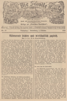 Die Scholle : früher „Der Ostmärker” : land- und hauswirtschaftlicher Ratgeber : Beilage zur „Deutschen Rundschau”. 1938, Nr. 39 (2 Oktober)