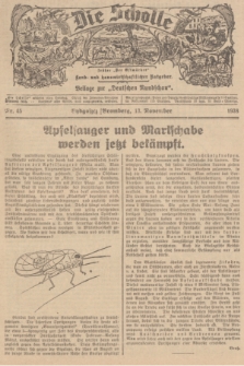 Die Scholle : früher „Der Ostmärker” : land- und hauswirtschaftlicher Ratgeber : Beilage zur „Deutschen Rundschau”. 1938, Nr. 45 (13 November)