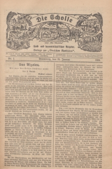Die Scholle : früher „Der Ostmärker” : land- und hauswirtschaftlicher Ratgeber : Beilage zur „Deutschen Rundschau”. 1926, Nr. 2 (24 Januar)