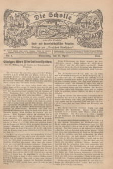 Die Scholle : früher „Der Ostmärker” : land- und hauswirtschaftlicher Ratgeber : Beilage zur „Deutschen Rundschau”. 1926, Nr. 8 (18 April)