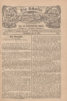 Die Scholle : früher „Der Ostmärker” : land- und hauswirtschaftlicher Ratgeber : Beilage zur „Deutschen Rundschau”. 1926, Nr. 11 (30 Mai)