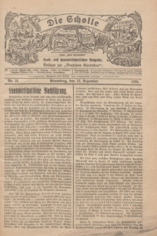 Die Scholle : früher „Der Ostmärker” : land- und hauswirtschaftlicher Ratgeber : Beilage zur „Deutschen Rundschau”. 1926, Nr. 25 (12 Dezember)
