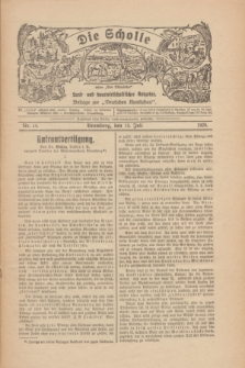 Die Scholle : früher „Der Ostmärker” : land- und hauswirtschaftlicher Ratgeber : Beilage zur „Deutschen Rundschau”. 1928, Nr. 14 (13 Juli)