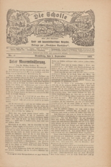 Die Scholle : früher „Der Ostmärker” : land- und hauswirtschaftlicher Ratgeber : Beilage zur „Deutschen Rundschau”. 1928, Nr. 18 (2 September)