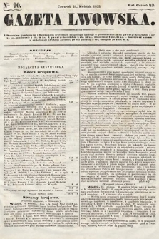 Gazeta Lwowska. 1853, nr 90
