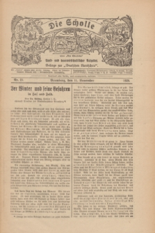 Die Scholle : früher „Der Ostmärker” : land- und hauswirtschaftlicher Ratgeber : Beilage zur „Deutschen Rundschau”. 1928, Nr. 23 (11 November)